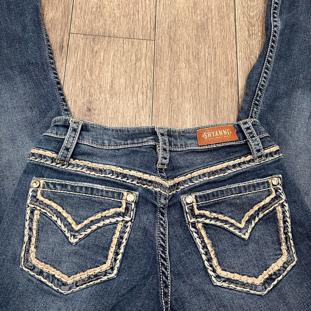 Shyanne Women's Dark Blue Boot Cut Jeans
